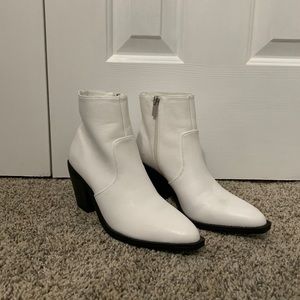 White Forever 21 Booties